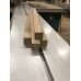 Eiche, Kantholz, 100x6x4 cm , naturbelassen , vierseitig gehobelt , 5 Stück im Set, B-Ware